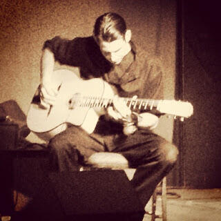 Steve Karla playing guitar